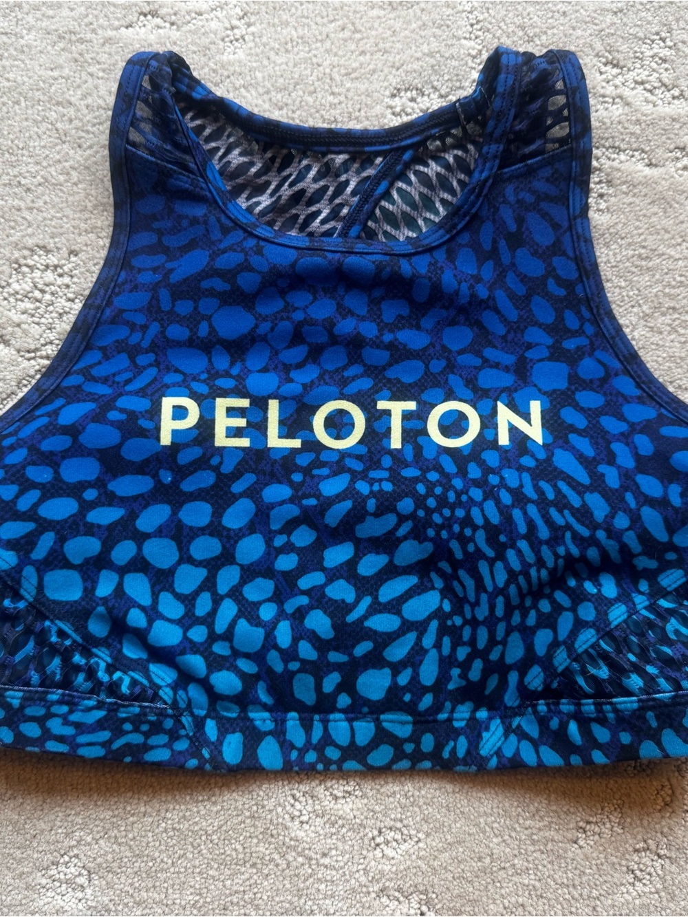 Like New Peloton Wild Kite Sports Bra!